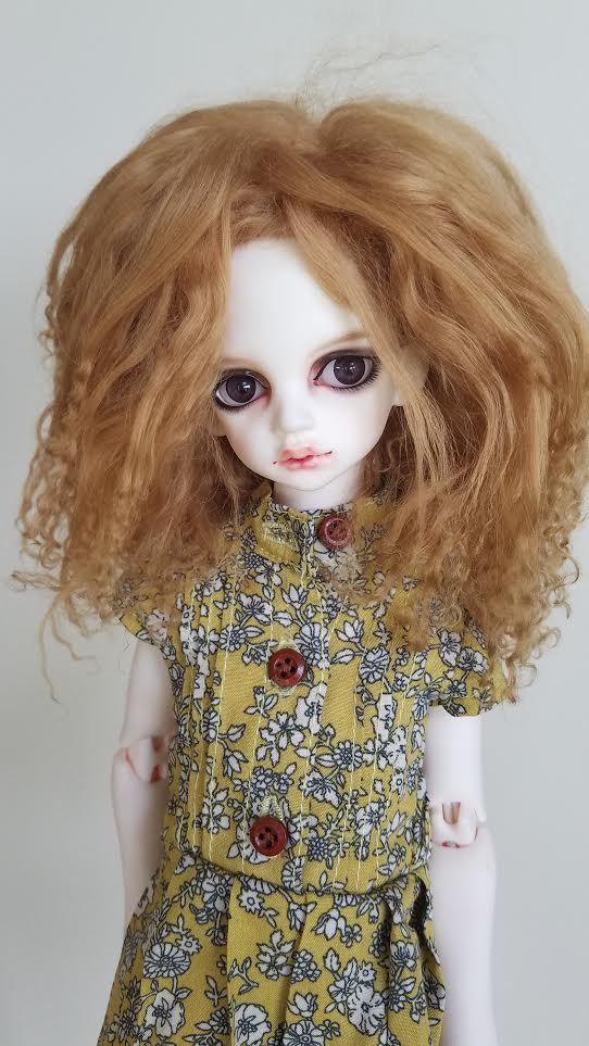 7" Caramel mohair