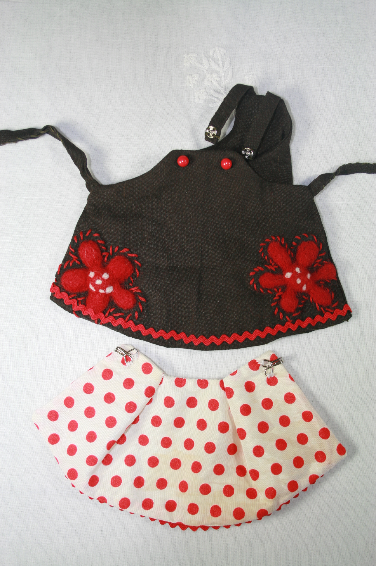 Felted Blythe apron dress