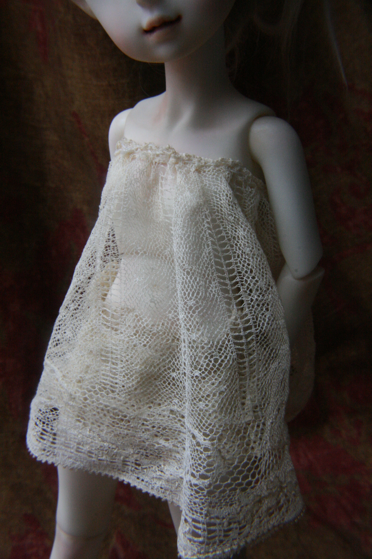 Antique lace nighty set