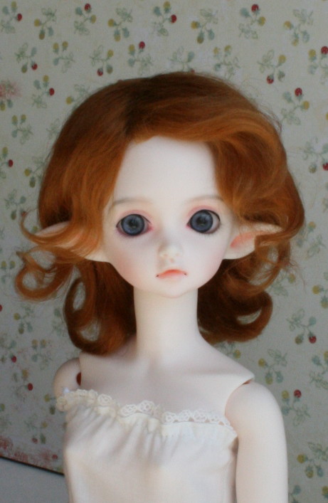 Auburn mohair 6-7"