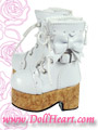 White cork boot