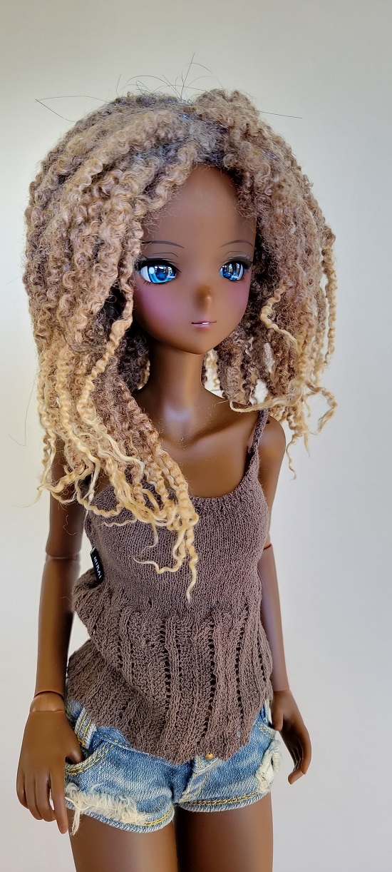 8.5-9 inch Suri wools ooak wig