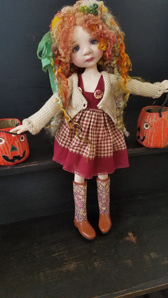 Autumn 8" ooak wig