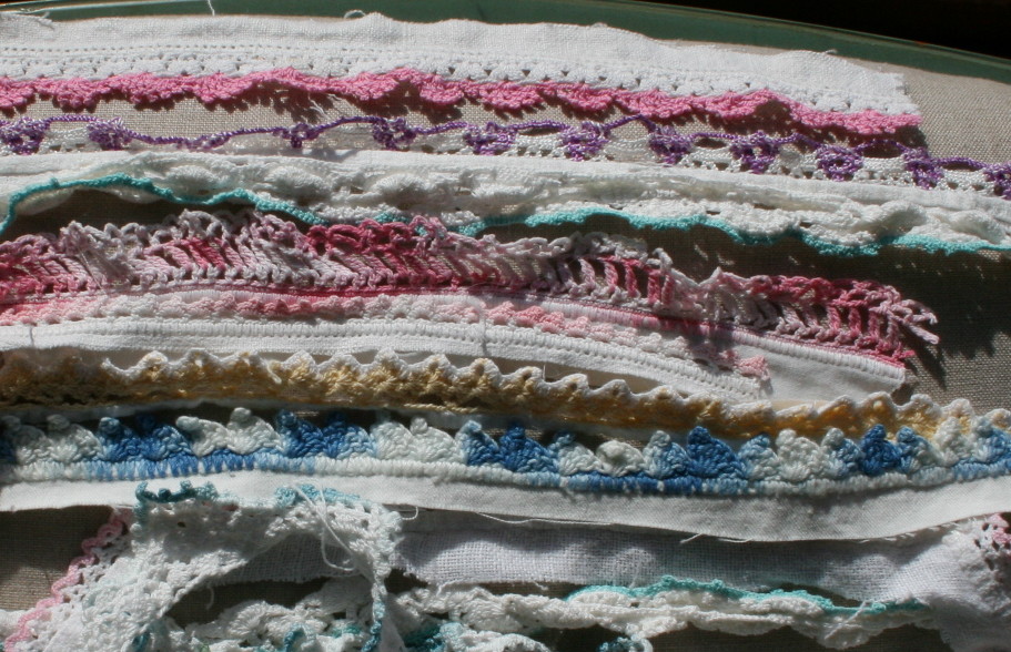 Grab bag of crocheted trims
