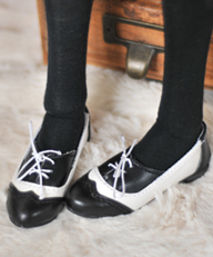 Black toed loafer