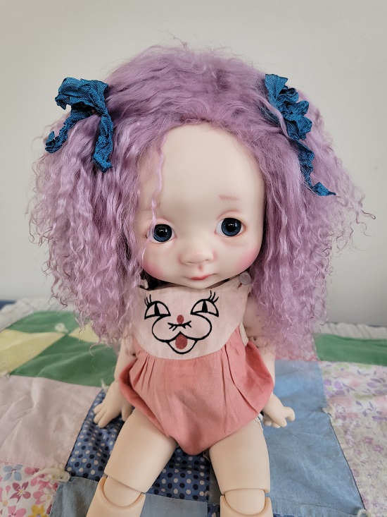 14.5" Giant Ellemino mohair wig