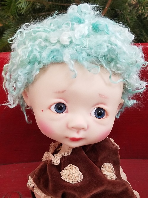 14" Angora baby locks Oscar wig