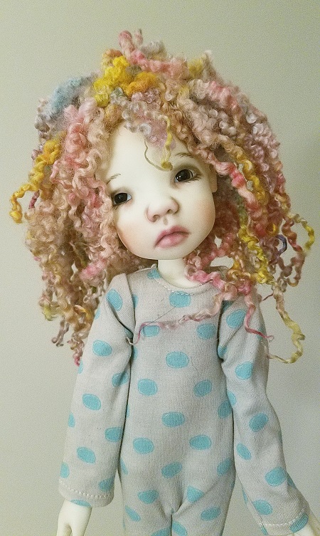 7" OOAK wools wig