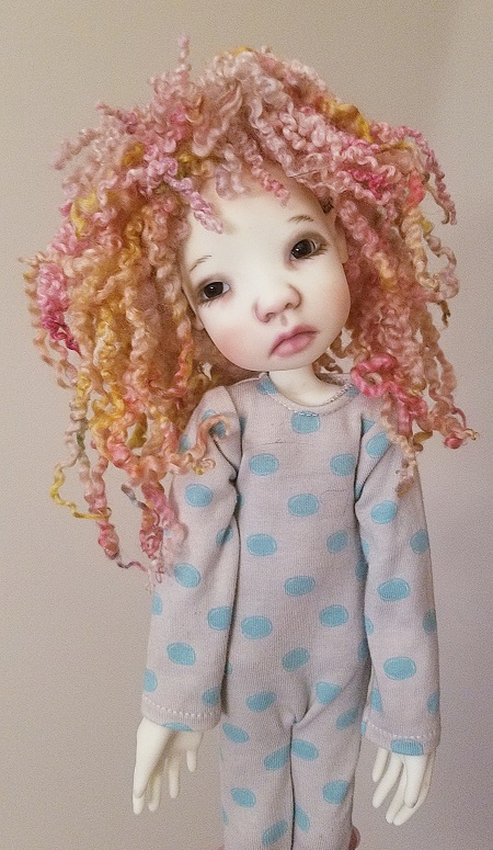 7" OOAK wools wig