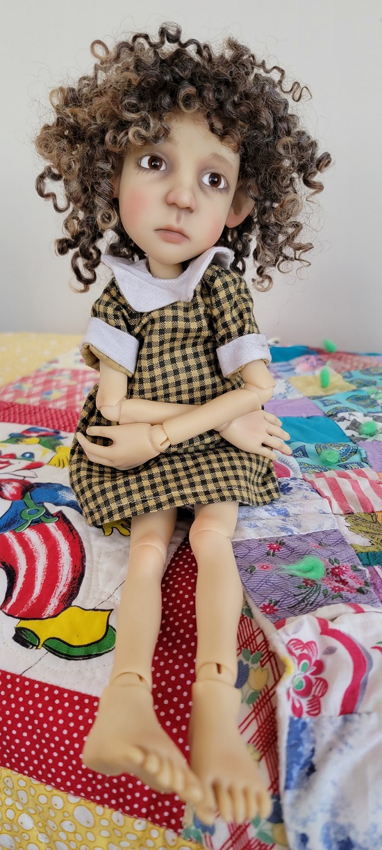 7" Loppy Lock wig