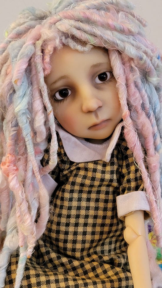 7" Hand Dyed Suri Dread wig