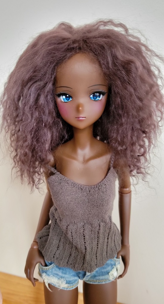 7-8inch Classic Twist Synthetic Mohair Doll Wigs 1/4 BJD Hair BJD Wigs  9-10 1/4