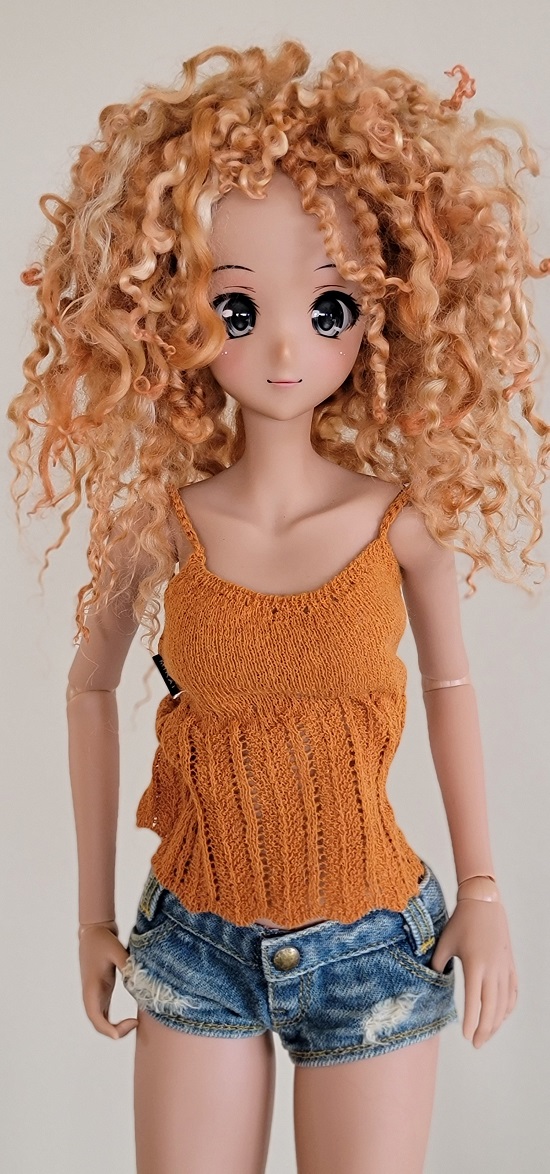 9" Auburn Handsewn wig