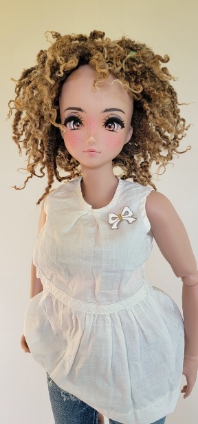 8"-9" Fun Blonde tip short wool