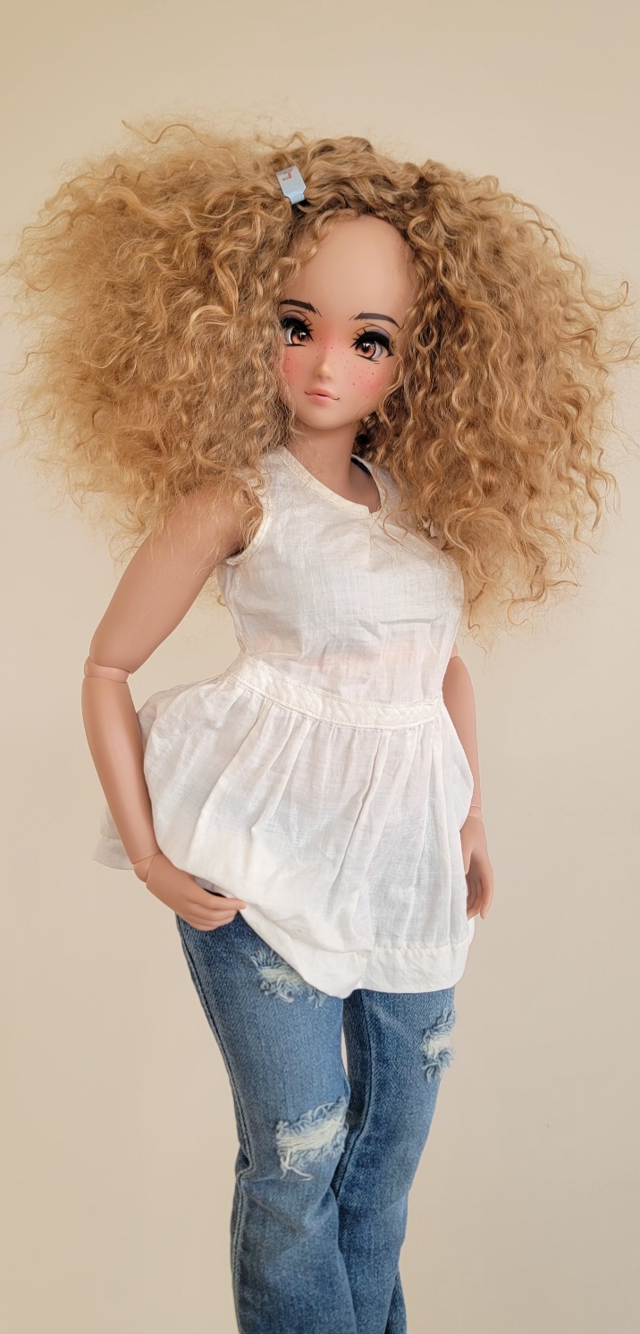 9" Beautiful Angora wig "Key to my Heart" xoxo