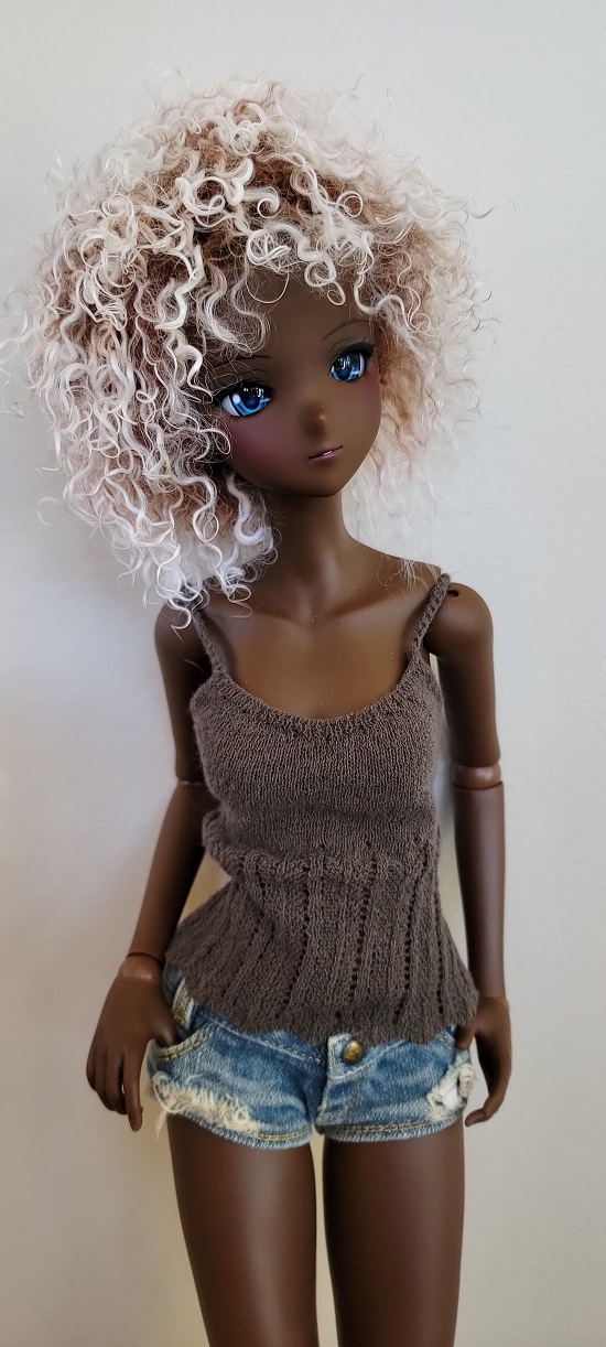 7-8inch Classic Twist Synthetic Mohair Doll Wigs 1/4 BJD Hair BJD Wigs  9-10 1/4