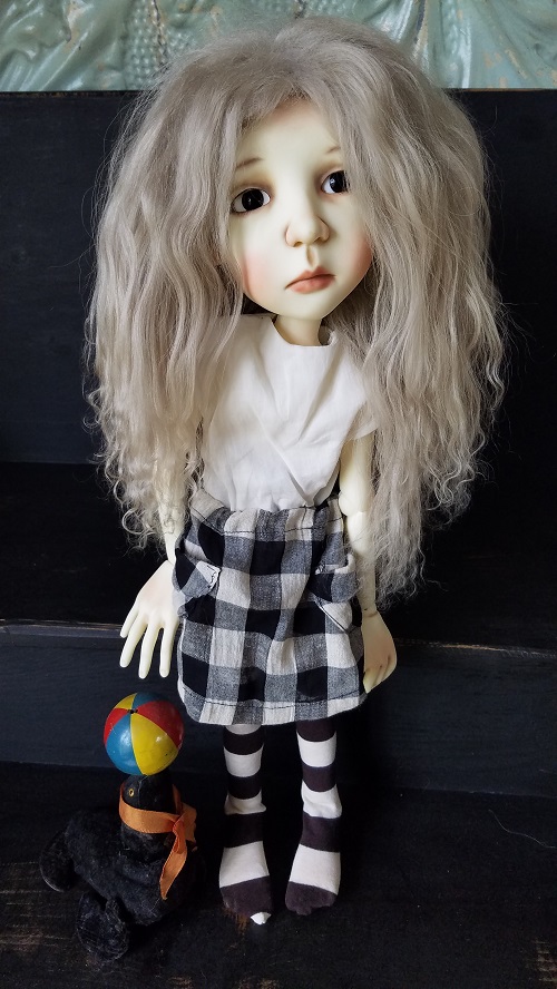 Big Stella OOAK mohair wig