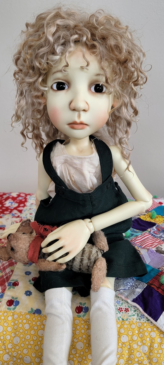11"-12" Big Stella size Angora wig **RESERVED**