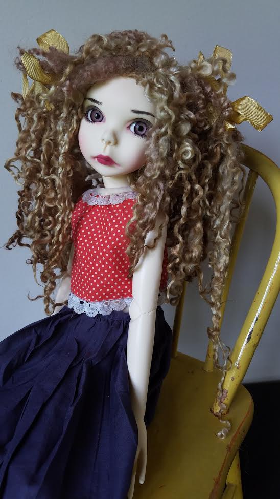 10"-11" Teeswater ooak wig