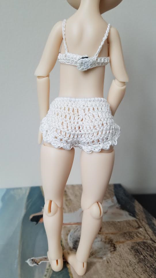 Crocheted Swim Suit and panty set